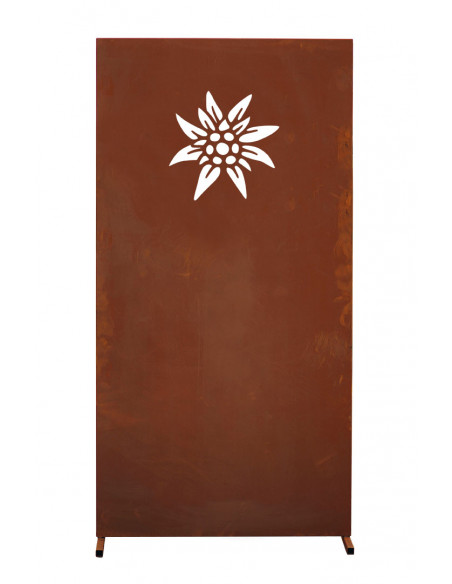 Trennwand und Sichtschutzzaun Metall 180 cm hoch Sichtschutzwand Edelweis - Höhe 180 cm - Trennwand Metall 
Edelrost Sichtschut Trennwand und Sichtschutzzaun Metall 180 cm hoch Sichtschutzwand Edelweis - Höhe 180 cm - Trennwand Metall 
Edelrost Sichtschut