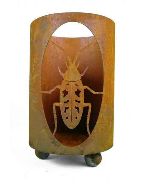 Windlichter & Laternen Insektenwindlicht mit Motiv langer Käfer Höhe 22 cm - Windlichter mit Tiere Dieses Windlicht aus Metall h Windlichter & Laternen Insektenwindlicht mit Motiv langer Käfer Höhe 22 cm - Windlichter mit Tiere Dieses Windlicht aus Metall h
