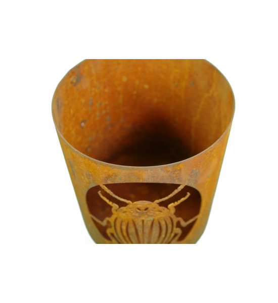 Windlichter & Laternen Insektenwindlicht mit Kartoffelkäfer Höhe 18 cm - Windlichter mit Tiere 
Ø 16 cm
Höhe 18 cm
mit Boden