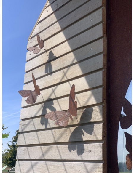 Schmetterlinge Schmetterling an Nagel - 15 cm breit An einem Nagel befestigten Schmetterling.

Breite 15 cm
