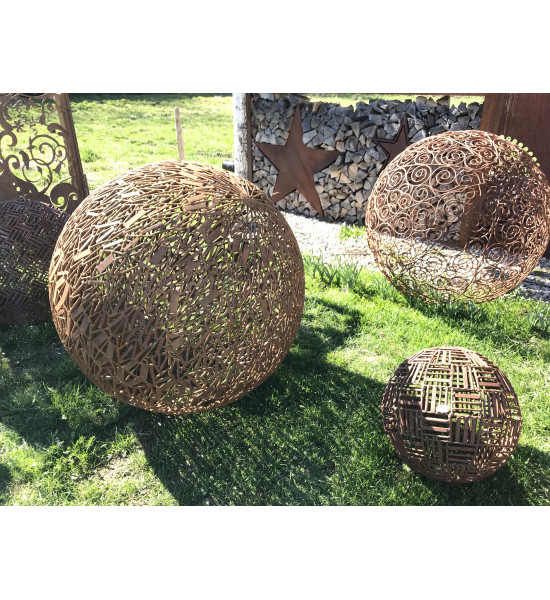 70 cm Kugeln Kugel Queue - Ø 70 cm - Edelrost 
Ø 70 cm