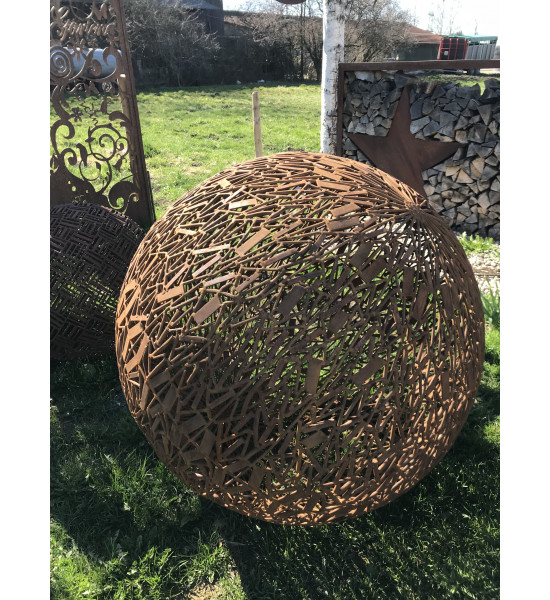 70 cm Kugeln Kugel Queue - Ø 70 cm - Edelrost 
Ø 70 cm
