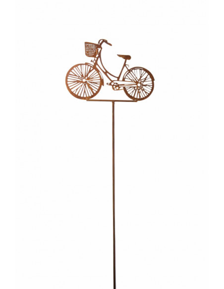 Start Deko Fahrrad  Topfstecker  12x11cm - Stab 40cm 