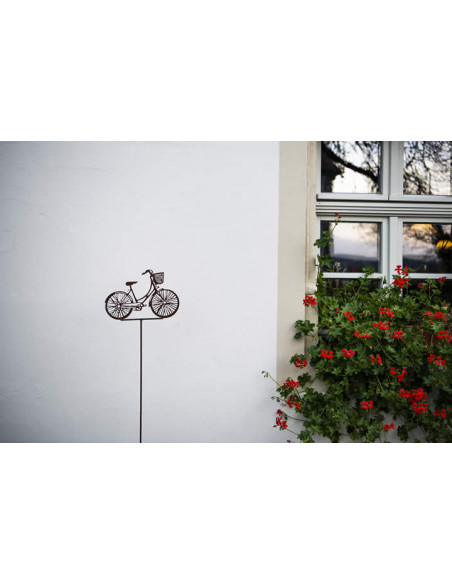 Start Deko Fahrrad  Topfstecker  12x11cm - Stab 40cm 