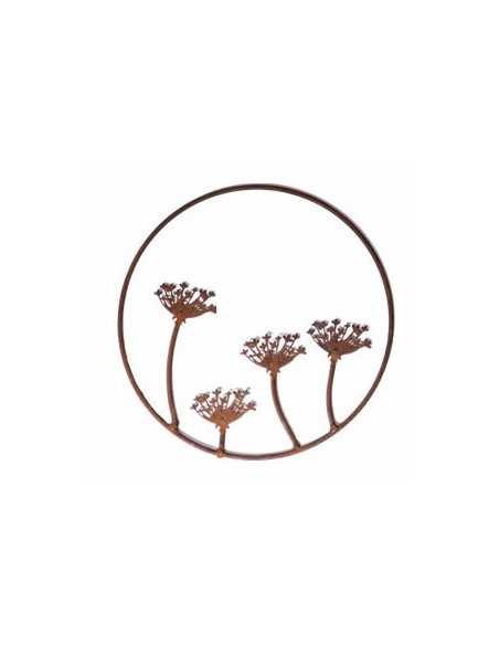 Deko zum Hängen Wilde Möhre - Hoop - im Ring zum Hängen - Ø 20 cm Die 4 Wilde Möhren im Ring zum Hängen für Deine Gartendeko.

