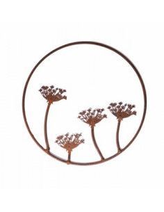 Deko zum Hängen Wilde Möhre - Hoop - im Ring zum Hängen - Ø 20 cm Die 4 Wilde Möhren im Ring zum Hängen für Deine Gartendeko.
 2
