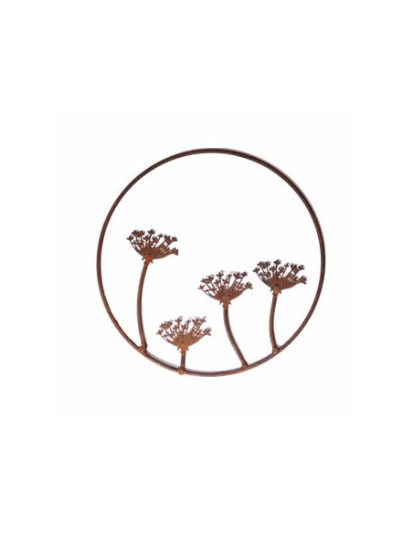 Deko zum Hängen Wilde Möhre - Hoop - im Ring zum Hängen - Ø 20 cm Die 4 Wilde Möhren im Ring zum Hängen für Deine Gartendeko.

