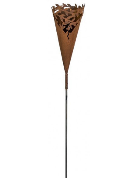 Pflanzgefäße + Schalen + Kronen Filigrane Pflanztüte - Rankencono - mit Rohr als Steckverbindung - 44 cm Höhe - Größe 2 Pflanzsc