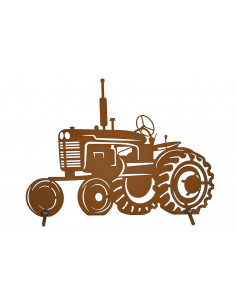 Deko Traktor aus Metall - Breite 45 cm