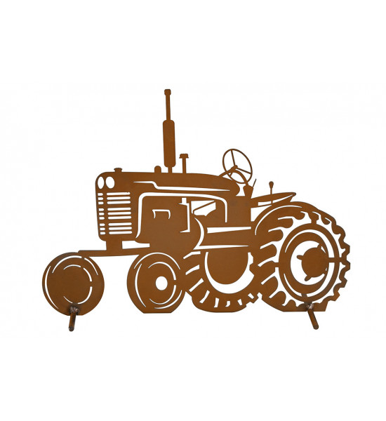 Deko Traktor aus Metall - Breite 45 cm