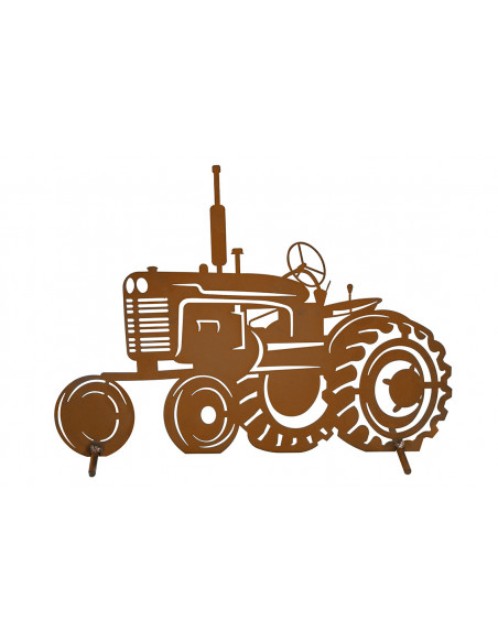 Deko Traktor aus Metall - Breite 45 cm