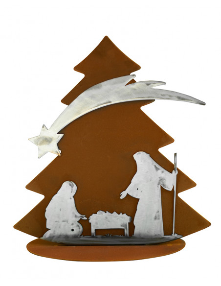 Deko Christbaum mit Krippenszene - Höhe 40 cm Deko Christbaum mit Krippenszene - Höhe 40 cm