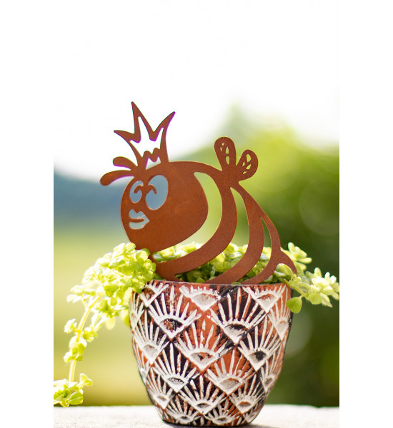Rost Beetstecker - Dicke Bienenkönigin - Höhe 16 cm