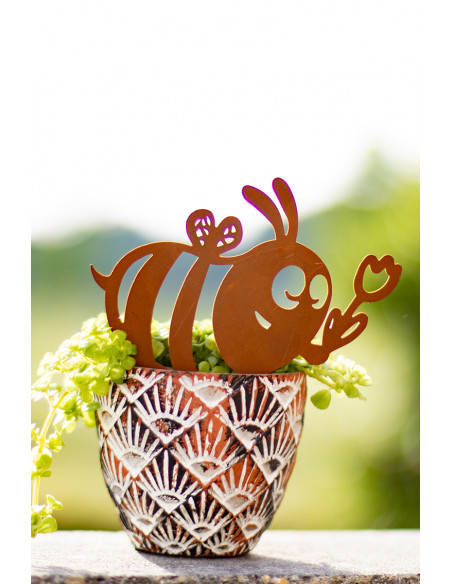 Rost Beetstecker - Fleißige Biene - Höhe 16 cm