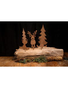 Kleiner Baum zum Stecken - aus Metall - Höhe 33 cm 2