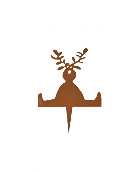 Sitzender Elch zum Stecken