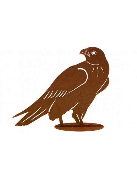 Metall Greifvogel Silhouette - Sperber - Höhe 32,5 cm