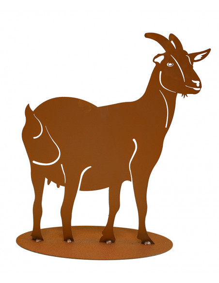 Deko Ziege Heidi aus Rost - Höhe 39 cm Deko Ziege Heidi aus Rost - Höhe 39 cm