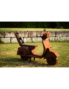 Grill - Roller - Länge 196 cm - Kleiner Grill für Vespa und Roller Liebhaber 2