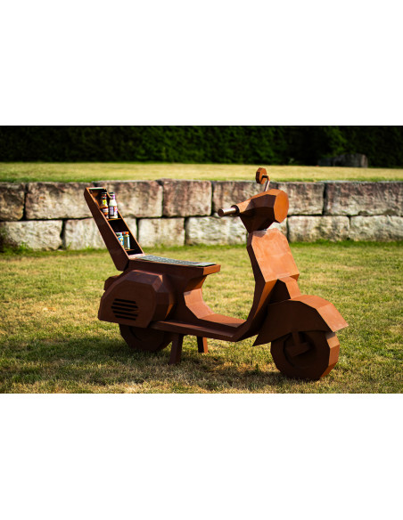 Grill - Roller - Länge 196 cm - Kleiner Grill für Vespa und Roller Liebhaber