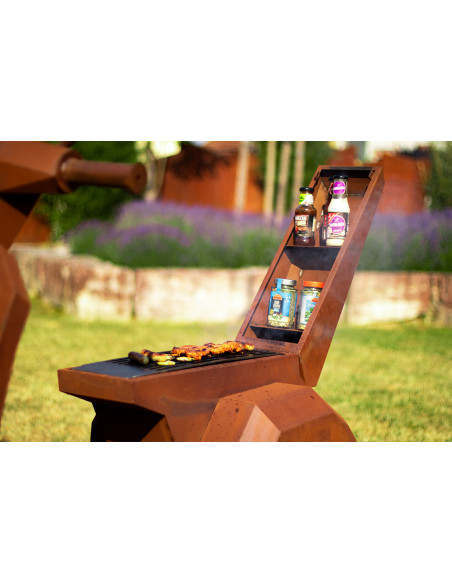 Grill - Roller - Länge 196 cm - Kleiner Grill für Vespa und Roller Liebhaber