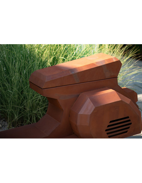 Grill - Roller - Länge 196 cm - Kleiner Grill für Vespa und Roller Liebhaber