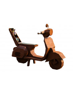 Grill - Roller - Länge 196 cm - Kleiner Grill für Vespa und Roller Liebhaber