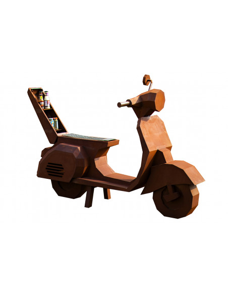 Grill - Roller - Länge 196 cm - Kleiner Grill für Vespa und Roller Liebhaber