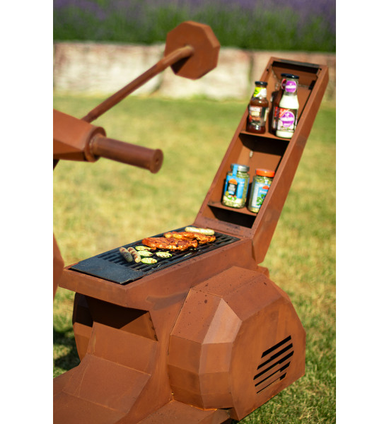 Grill - Roller - Länge 196 cm - Kleiner Grill für Vespa und Roller Liebhaber