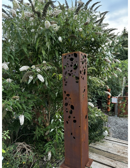 Rechteckige Säulen Rostsäule - Buco - Höhe 145 cm Rostsäule Buco,

Höhe 145 cm
Breite 23 cm
Tiefe 23 cm
mit einer stabilen 