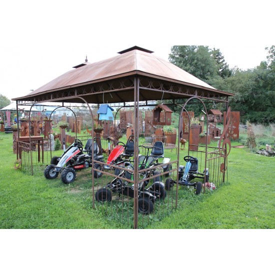 Pavillon und Kiosk Pavillon - Kiosk - 5m x 3m mit Blechdach Preis inkl. Lieferung und Aufbau! 
Länge 5m


Breite 3m

Höhe
