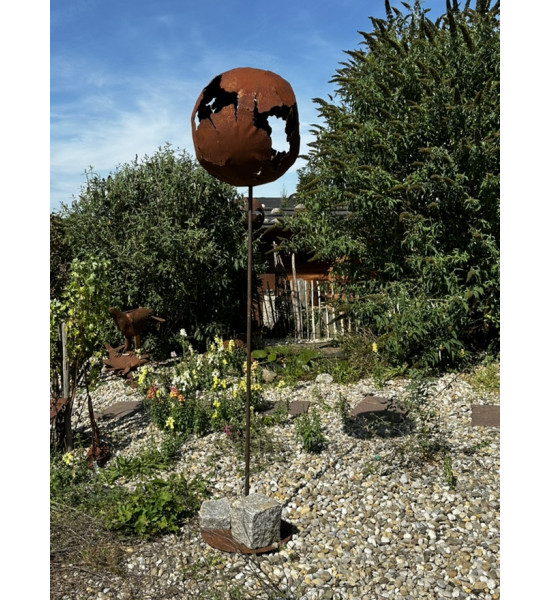 Start Abholangebot Risskugel Ø 50 cm auf Ständer - Höhe 200 cm Kugel 50 cm
Stab abnehmbar