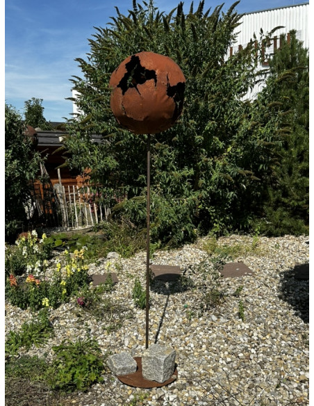 Start Abholangebot Risskugel Ø 50 cm auf Ständer - Höhe 200 cm Kugel 50 cm
Stab abnehmbar