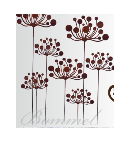 Start Gartenstecker Blüte - Bommel -20 x 30 cm auf 100 cm Stecker kleine Bommelblüte als Gartenstecker
Maße
Breite 30  cm
Höh