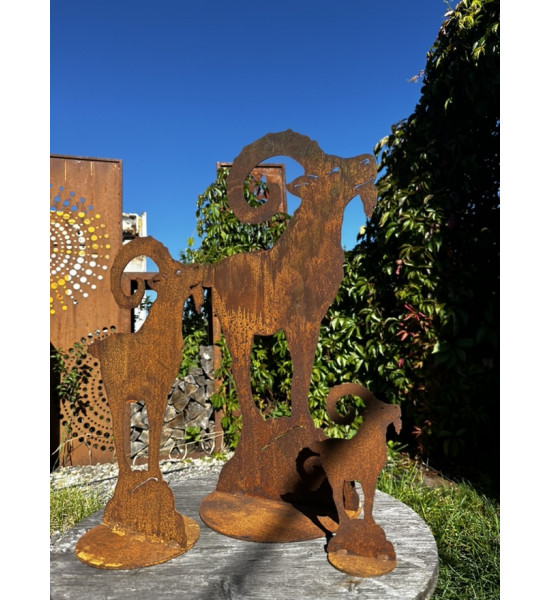 Steinbock auf Fels - Höhe 60 cm