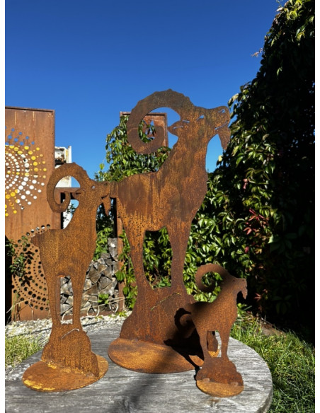 Steinbock auf Fels - Höhe 60 cm