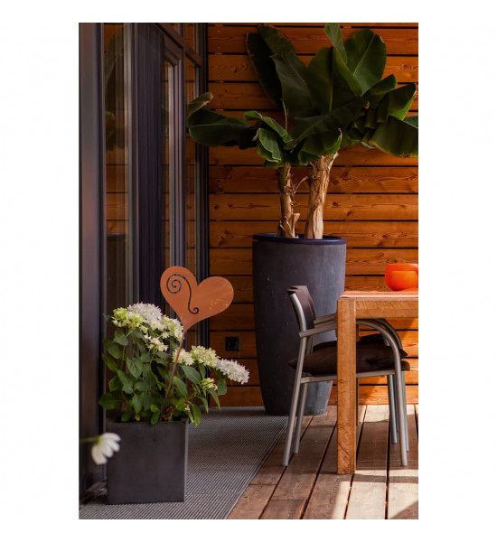 Start Gartenstecker - Heart of Love 25 cm breit (100 cm Stab): H: 22 cm,  B: 25 cm