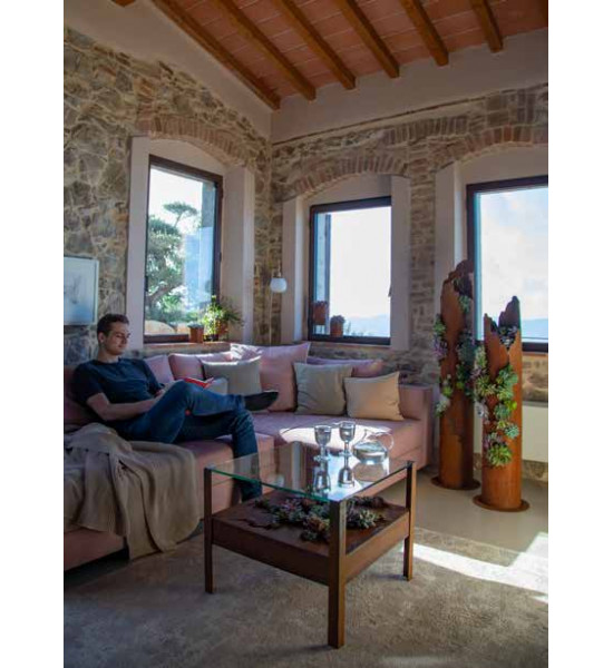 Pflanzsäulen - Säulen mit Pflanz-Schale Deko Säule Sukkulente zum Bepflanzen mit Boden und  Rissen - Höhe 150 cm 

Edelrost De