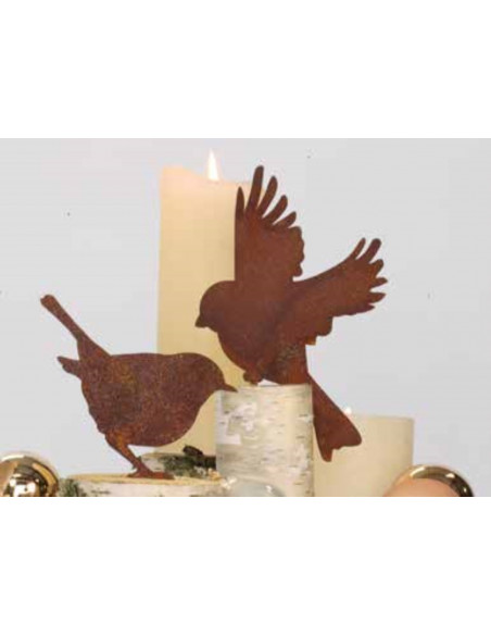 Vogel Deko Astvogel Zaunkönig stehend - Höhe Vogel 9,5cm - Baumstecker Der Zaunkönig ist ein hochwertiges Produkt, welches aus r