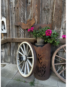 Lichterzauber - Pflanzsäule  123 cm mit Zwischenboden 2