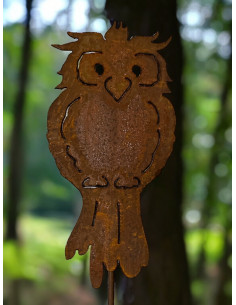 Deko Eulen lustige Eule auf Stab - Gartenstecker Eule 35 cm + Stab 80 cm 
Höhe 35 cm
Stab 80 cm
 2
