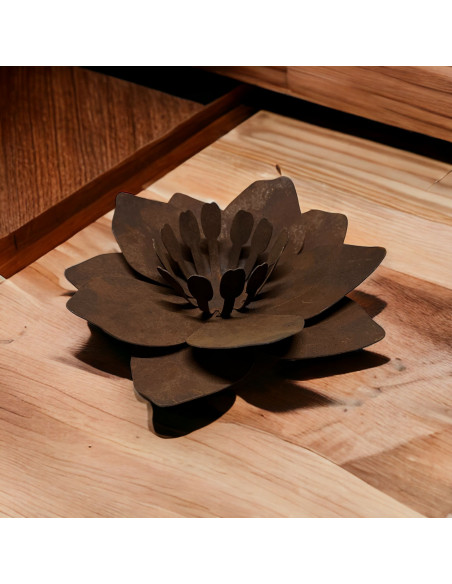 sonstige Blumen Blume - Fleur - aus Rost-Metall - mittel Durchmesser 27 cm Blume "Fleur" aus Rost-Metall - mittel

Durchmesser