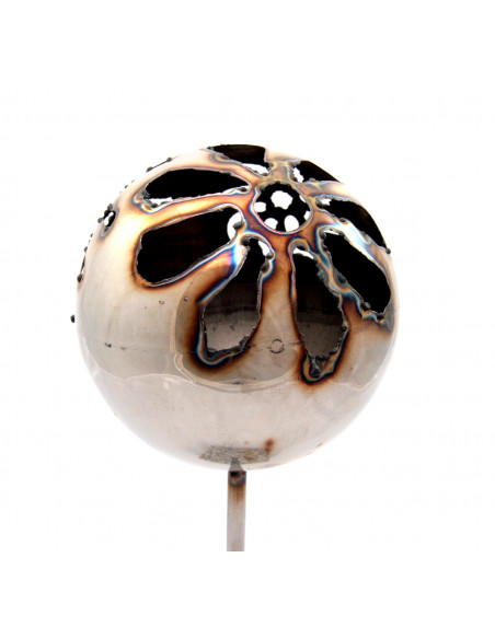 Feuerblume Ø 13 cm - Gartenfackel für Brenngel oder Bio-Ethanol