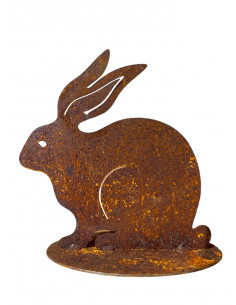 Edelrost Deko Hase