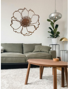 Wiesenblumen Edelrost Anemone 2, groß, zum Aufhängen - 60 x 63 cm flach Blume "Anemone2" zum Aufhängen
Größe 60 x 63 cm 2