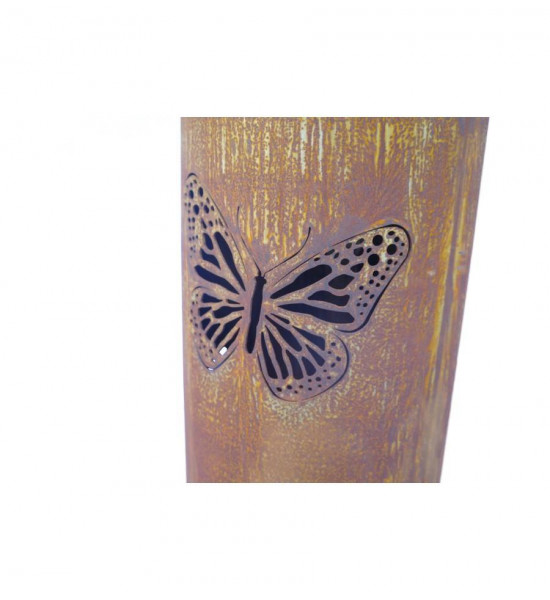 runde Rostsäulen Schmetterlingssäule - Farfalla -  RUND 100cm Höhe: 100cm
Durchmesser: 22cm
