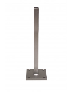 Trennwand und Sichtschutzzaun Metall 180 cm hoch 2er Set Standfuß zum Andübeln - für 180 cm hohe Sichtschutzwände 1 Paar = 2 Stk