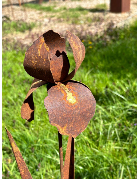 Blumen und Bäume Iris als Gartenstecker - mit Goldverzierung - Gesamthöhe 92 cm - Metall Blume 
Gesamthöhe 92 cm
Stablänge 80  Blumen und Bäume Iris als Gartenstecker - mit Goldverzierung - Gesamthöhe 92 cm - Metall Blume 
Gesamthöhe 92 cm
Stablänge 80