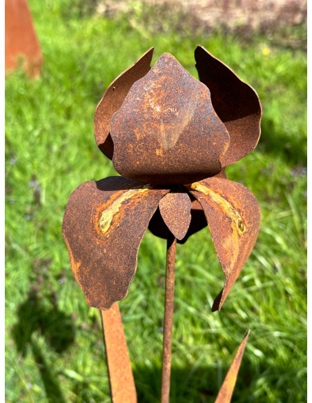 Blumen und Bäume Iris als Gartenstecker - mit Goldverzierung - Gesamthöhe 92 cm - Metall Blume 
Gesamthöhe 92 cm
Stablänge 80  Blumen und Bäume Iris als Gartenstecker - mit Goldverzierung - Gesamthöhe 92 cm - Metall Blume 
Gesamthöhe 92 cm
Stablänge 80