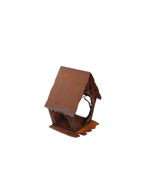 Start Astvogelhaus mit Loch für Aufhängung - Höhe 25 cm 